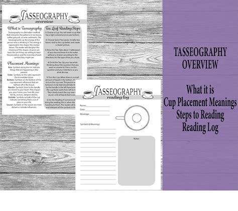 Tea Leaf Reading Guide Tasseography Cheat Sheets Wiccan - Etsy