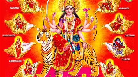 HD wallpaper: Maa Nav Durga Photo And Hd Wallpaper For Desktop 1920× ...