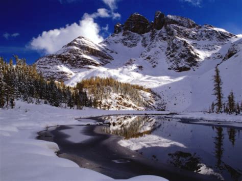 Winter Mountain Scenes Wallpaper - WallpaperSafari