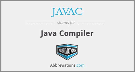 What does JAVAC stand for?