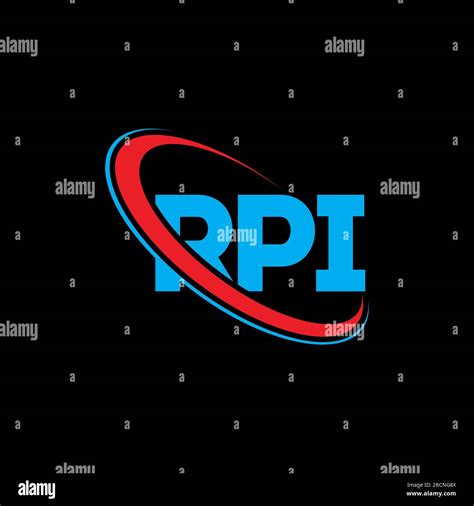 RPI logo. RPI letter. RPI letter logo design. Initials RPI logo linked ...