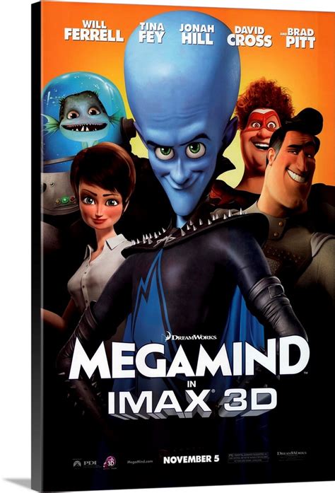 Megamind - Movie Poster Wall Art, Canvas Prints, Framed Prints, Wall Peels | Great Big Canvas