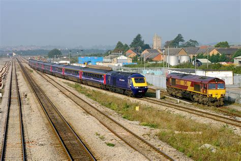 43180 & 66005 Severn Tunnel Junction 20 September 2008