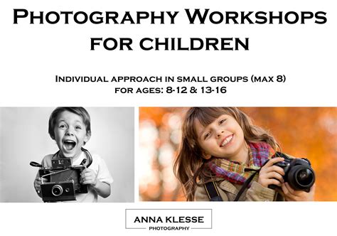 Photography Workshops for Children | Anna Klesse Photography