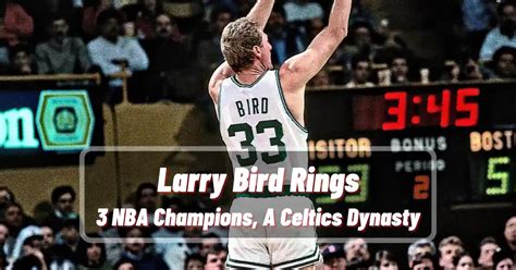 Larry Bird Rings: 3 NBA Champions, A Celtics Dynasty • All-Star FAQ