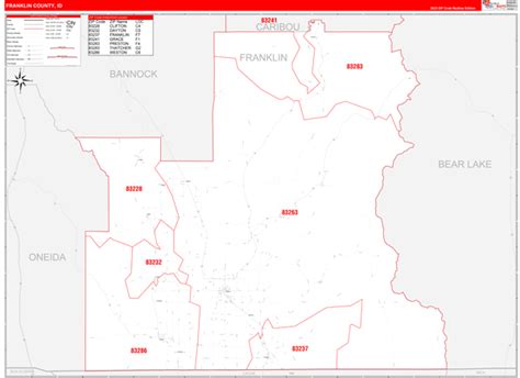 Maps of Franklin County Idaho - marketmaps.com