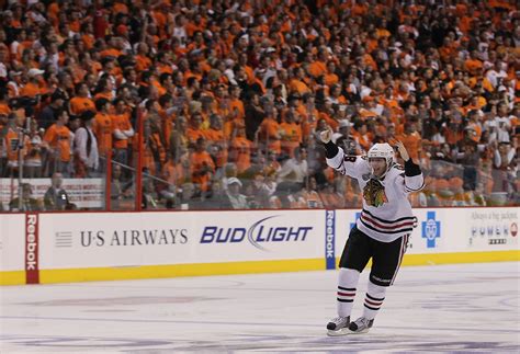 Blackhawks winger Patrick Kane after scoring the Stanley Cup winning ...