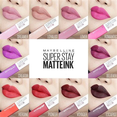 MAYBELLINE SUPERSTAY 24 MATTE INK LIPSTICK 5ml CHOOSE SHADE | Maybelline super stay, Maybelline ...