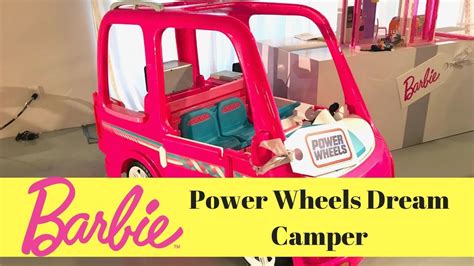 Power Wheels Barbie Dream Camper Preview! - YouTube