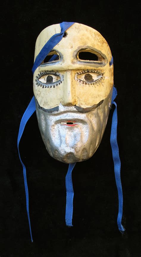 Miniature Viejo Mask from Mexico | Indigo Arts