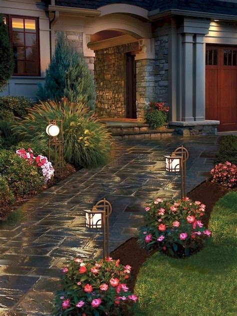 76+ Lovely Front Yard Pathway Landscaping Ideas | Small front yard landscaping, Pathway ...