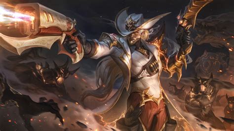 High Noon Lucian's Chinese chroma splash art..... : r/queensofleague