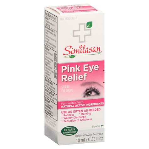 Similasan Pink Eye Relief Sterile Eye Drops - Shop Herbs & homeopathy at H-E-B