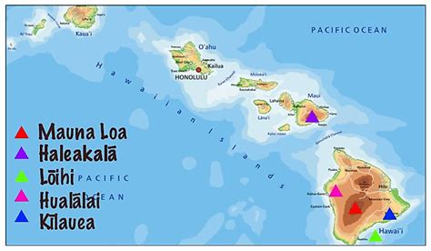 Volcanoes In Hawaii Map - Zip Code Map