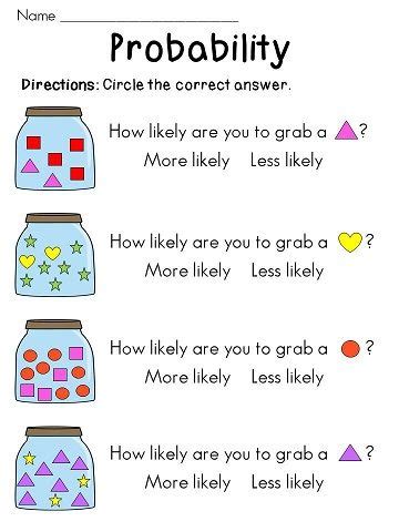 Probability Activities MEGA Pack of Math Worksheets and Probability Games | Probability ...