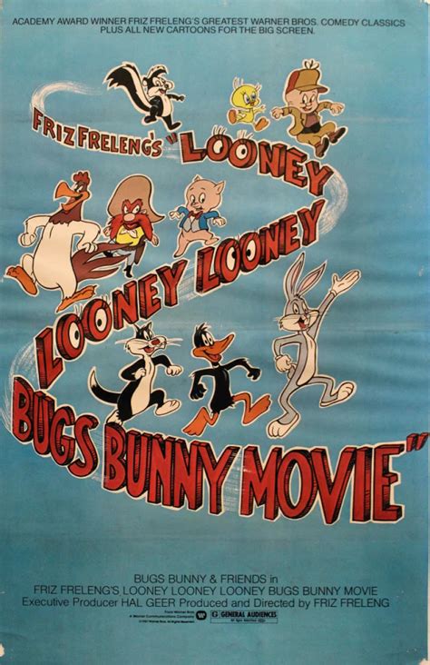 Looney Looney Looney Bugs Bunny Movie Vintage Concert Poster, Nov 20 ...