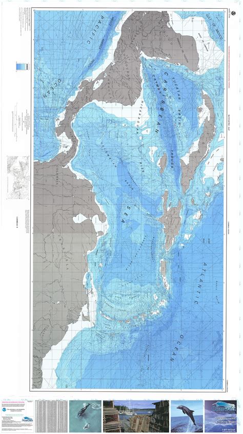 Caribbean Atlantic Ocean Depth Charts