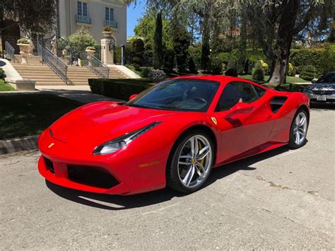 Ferrari 488 GTB (Red) Rental in Los Angeles - Lion Heart Lifestyle