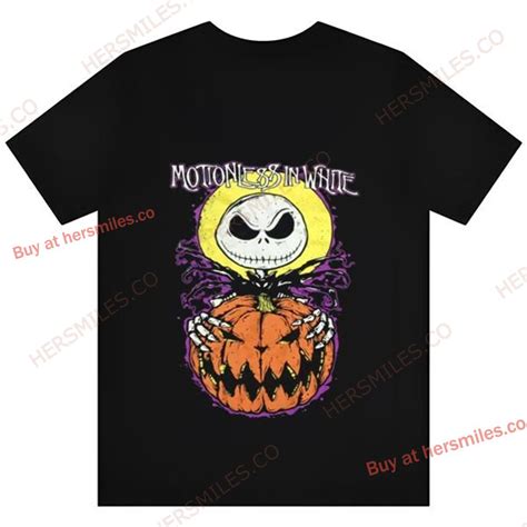 Jack Skellington T-shirt Halloween Nightmare Before Christmas - Hersmiles