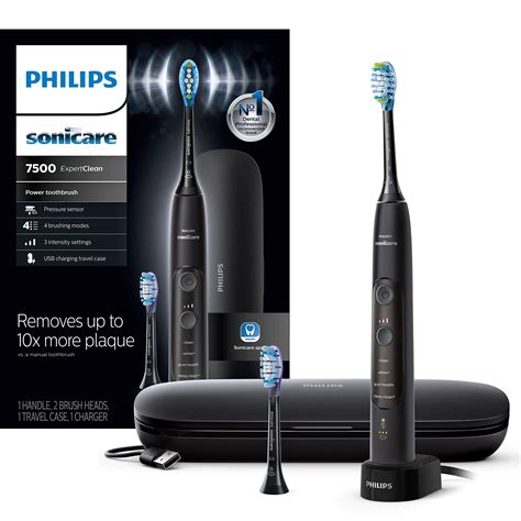 Philips + Sonicare ExpertClean 7500 Bluetooth Rechargeable Electric ...