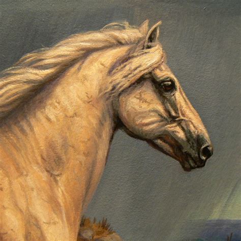 WILD HORSE Original Equine Art Oil 12x16 Painting by Kerry | Etsy