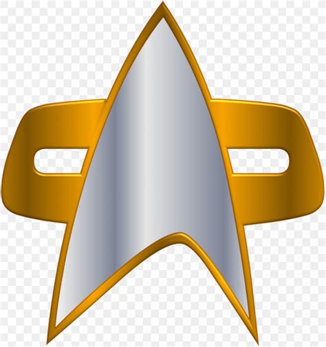 Starfleet 24th Century Communicator Star Trek Badge, PNG, 865x923px ...