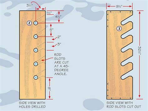 Build a Homemade Fishing Rod Rack - Fishing by Boys' Life