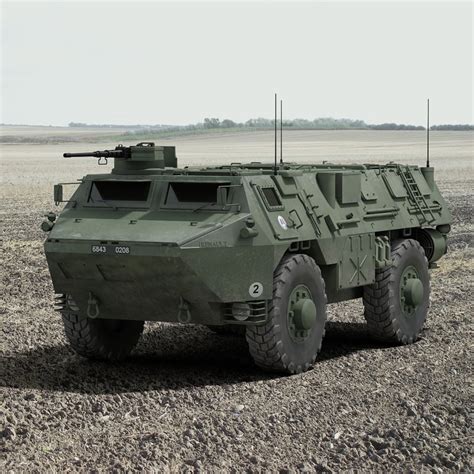 3d model french vab 4x4 apc