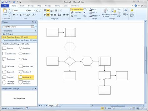 Excel Template For Visio Process Flow - makeflowchart.com