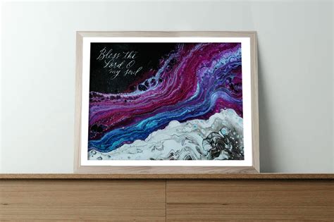 Bless the Lord Instant Download Scripture Wall Art Bible Quote - Etsy