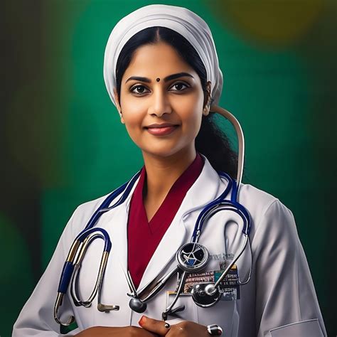 Premium Photo | Portrait of a female Doctor in AIGenerated Imagery