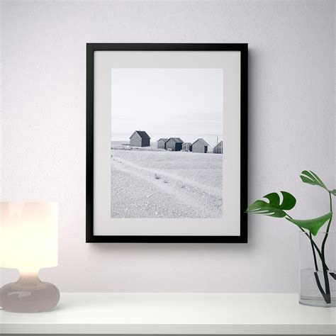 RIBBA Frame, black, 16x20" - IKEA | Ribba frame, Ikea ribba frames, Frames on wall