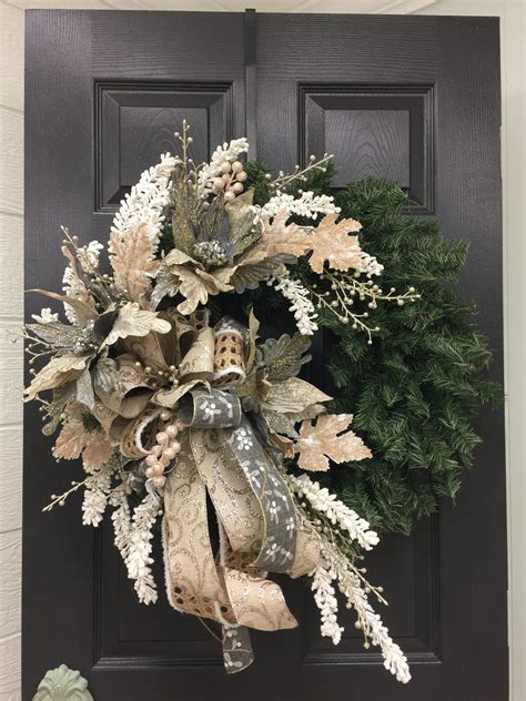 Rustic Elegant Christmas Wreath | Christmas wreaths diy, Christmas ...