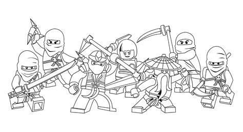 Free Printable Lego Ninjago Coloring Pages - Coloring Home