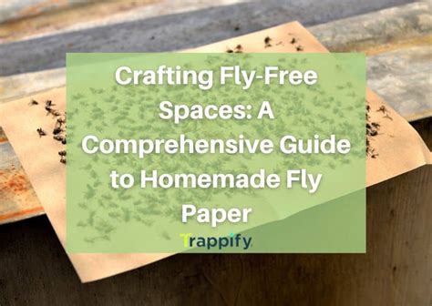 Homemade Fly Paper: A Comprehensive Guide