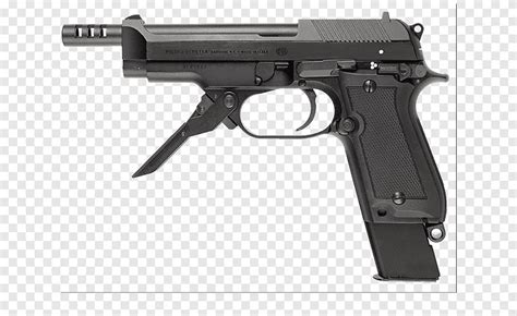 Beretta 93R Airsoft Guns Pistol Blow-Back Gas Blow Back, Handgun, png ...