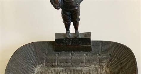 Building Collector: Knute Rockne Statue Notre Dame Stadium Souvenir ...