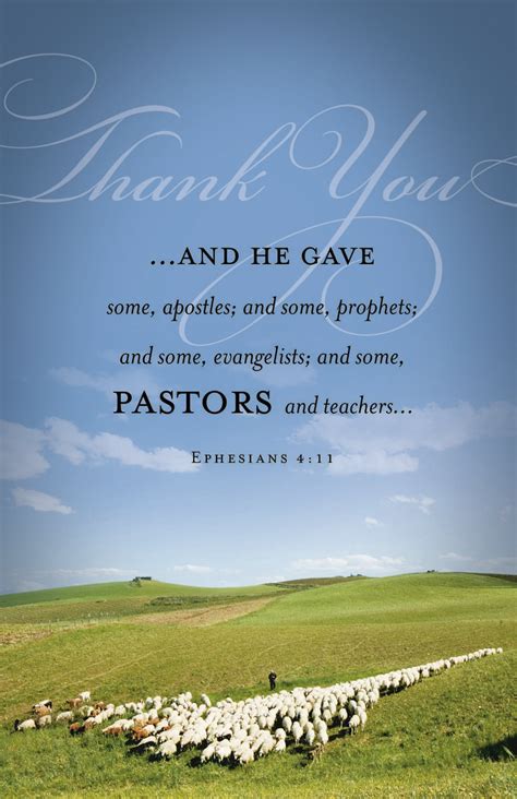 Thank You - Pastor Appreciation Day