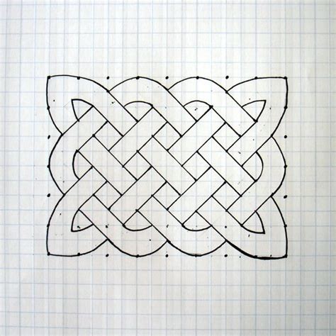 How to Draw a Celtic Knot Pattern | Celtic knot drawing, Celtic knot, Graph paper designs