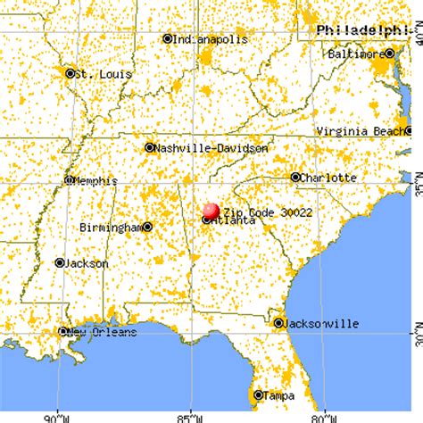 Johns Creek Georgia Map