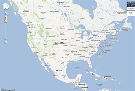 Google Map Of Usa With Cities - United States Map