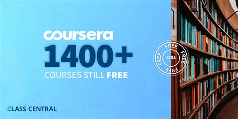 1400+ Coursera Courses That Are Still Completely Free — Class Central