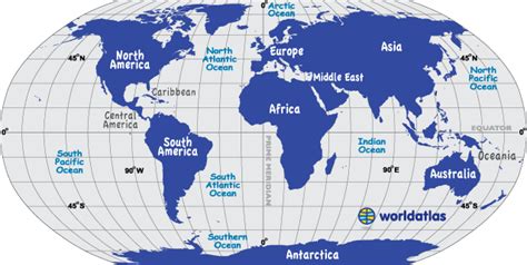 World Atlas Map With Countries