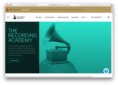 The Recording Academy Logo - Fonts In Use