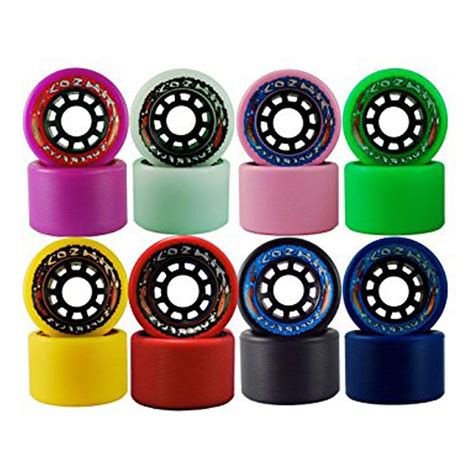 COSMIC SUPERFLY INDOOR OUTDOOR ROLLER SKATE WHEELS SET