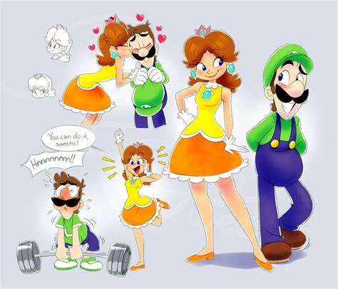 Luigi and Daisy doods by EarthGwee on DeviantArt | Luigi and daisy, Super mario art, Mario and luigi