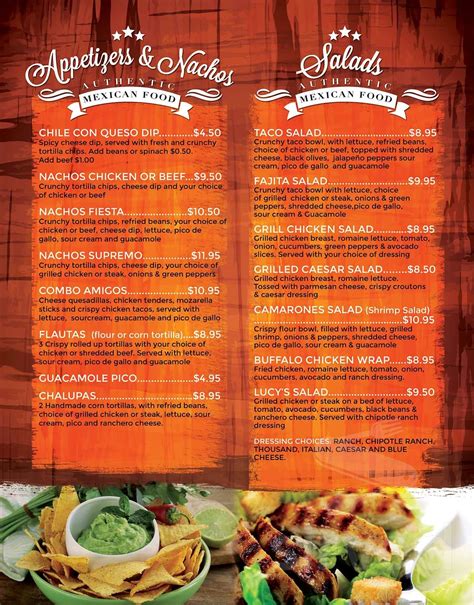 Taco & Tequila Mexican Restaurant menu in Lincolnton, North Carolina, USA