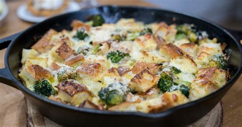 Broccoli and Cheese Strata Recipe