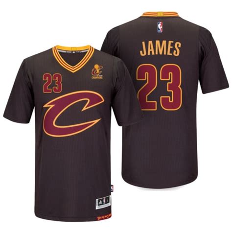 Cleveland Cavaliers #23 LeBron James Black Sleeved Jersey