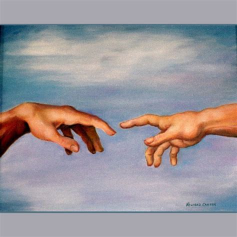 Creation of Adam Hands 8x10 - Etsy